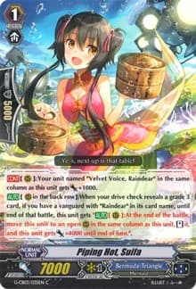 Piping Hot, Suifa - G-CB03: Blessing of Divas - Cardfight Vanguard card