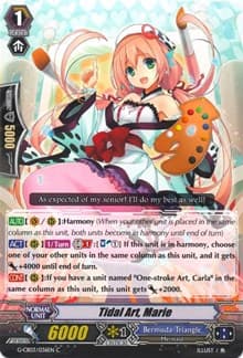 Tidal Art, Marie - G-CB03: Blessing of Divas - Cardfight Vanguard card