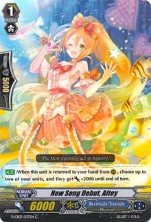 New Song Debut, Altey - G-CB03: Blessing of Divas - Cardfight Vanguard card