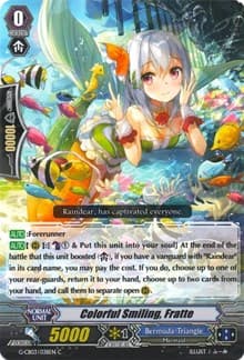 Colorful Smiling, Fratte - G-CB03: Blessing of Divas - Cardfight Vanguard card