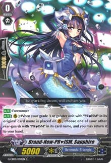Brand-New-PRISM, Sapphire - G-CB03: Blessing of Divas - Cardfight Vanguard card