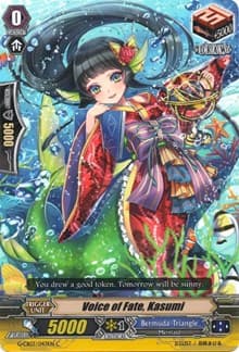 Voice of Fate, Kasumi - G-CB03: Blessing of Divas - Cardfight Vanguard card