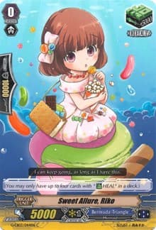 Sweet Allure, Riko - G-CB03: Blessing of Divas - Cardfight Vanguard card