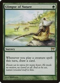 Glimpse of Nature - Champions of Kamigawa - Magic: The Gathering card