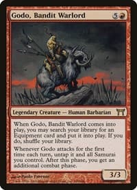 Godo, Bandit Warlord - Champions of Kamigawa - Magic: The Gathering card