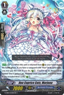 Duo Caprice Cats, Marjona (White) - G-CB03: Blessing of Divas - Cardfight Vanguard card