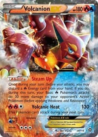 Volcanion EX - XY - Steam Siege - Pokemon card