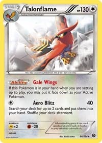 Talonflame - XY - Steam Siege - Pokemon card