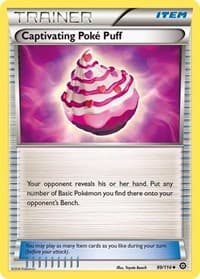 Captivating Poke Puff - XY - Steam Siege - Pokemon card