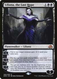 Liliana, the Last Hope - Eldritch Moon - Magic: The Gathering card