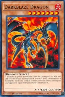 Darkblaze Dragon - Structure Deck: Rise of the True Dragons - YuGiOh card