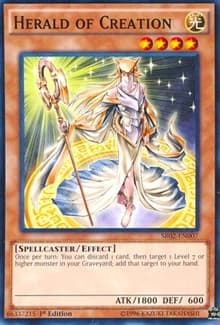 Herald of Creation - Structure Deck: Rise of the True Dragons - YuGiOh card