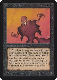 Nether Shadow - Alpha Edition - Magic: The Gathering card