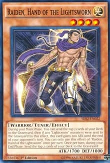 Raiden, Hand of the Lightsworn - Structure Deck: Rise of the True Dragons - YuGiOh card