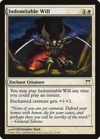 Indomitable Will - Champions of Kamigawa - Magic: The Gathering card