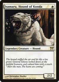 Isamaru, Hound of Konda - Champions of Kamigawa - Magic: The Gathering card