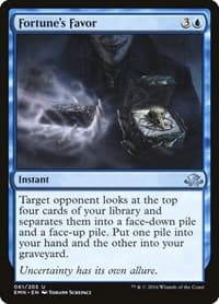 Fortune's Favor - Eldritch Moon - Magic: The Gathering card