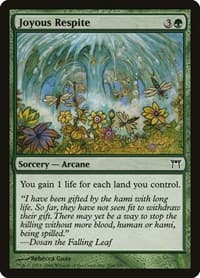 Joyous Respite - Champions of Kamigawa - Magic: The Gathering card