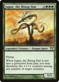 Jugan, the Rising Star - Champions of Kamigawa - Magic: The Gathering card