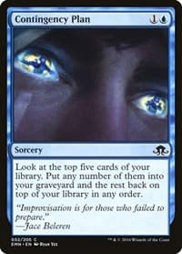 Contingency Plan - Eldritch Moon - Magic: The Gathering card