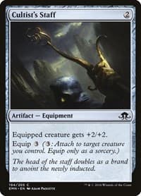 Cultist's Staff - Eldritch Moon - Magic: The Gathering card