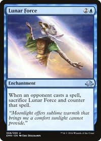 Lunar Force - Eldritch Moon - Magic: The Gathering card