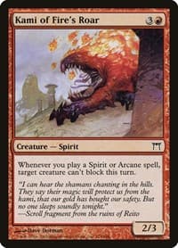 Kami of Fire's Roar - Champions of Kamigawa - Magic: The Gathering card
