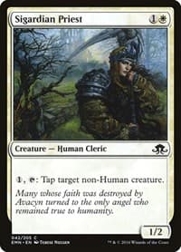Sigardian Priest - Eldritch Moon - Magic: The Gathering card