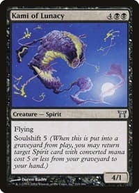 Kami of Lunacy - Champions of Kamigawa - Magic: The Gathering card