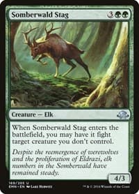Somberwald Stag - Eldritch Moon - Magic: The Gathering card