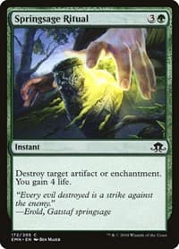 Springsage Ritual - Eldritch Moon - Magic: The Gathering card