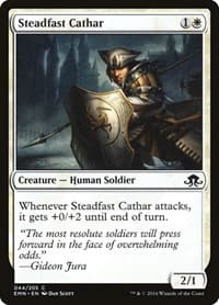 Steadfast Cathar - Eldritch Moon - Magic: The Gathering card