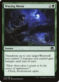 Waxing Moon - Eldritch Moon - Magic: The Gathering card