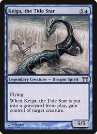 Keiga, the Tide Star - Champions of Kamigawa - Magic: The Gathering card