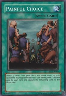 Painful Choice - Spell Ruler - YuGiOh card