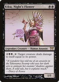 Kiku, Night's Flower - Champions of Kamigawa - Magic: The Gathering card