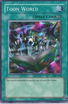 Toon World - Spell Ruler - YuGiOh card