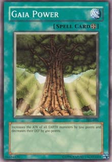 Gaia Power - Spell Ruler - YuGiOh card
