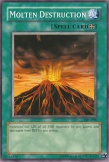 Molten Destruction - Spell Ruler - YuGiOh card