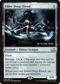 Elder Deep-Fiend - Prerelease Cards - Magic: The Gathering card