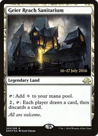 Geier Reach Sanitarium - Prerelease Cards - Magic: The Gathering card