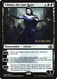 Liliana, the Last Hope - Prerelease Cards - Magic: The Gathering card
