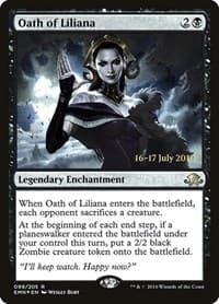 Oath of Liliana - Prerelease Cards - Magic: The Gathering card