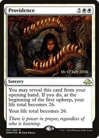 Providence - Prerelease Cards - Magic: The Gathering card