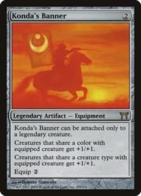 Konda's Banner - Champions of Kamigawa - Magic: The Gathering card