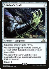 Stitcher's Graft - Prerelease Cards - Magic: The Gathering card
