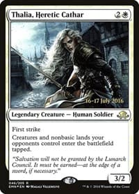 Thalia, Heretic Cathar - Prerelease Cards - Magic: The Gathering card
