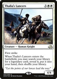 Thalia's Lancers - Prerelease Cards - Magic: The Gathering card