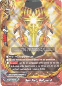 Sun Fist, Balguard - Roar! Invincible Dragon!! - Future Card BuddyFight card
