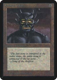 Obsianus Golem - Alpha Edition - Magic: The Gathering card